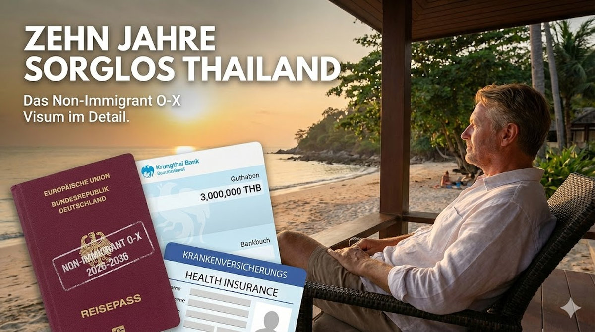 Zehn Jahre sorglos Thailand - O-X Visum erklärt
