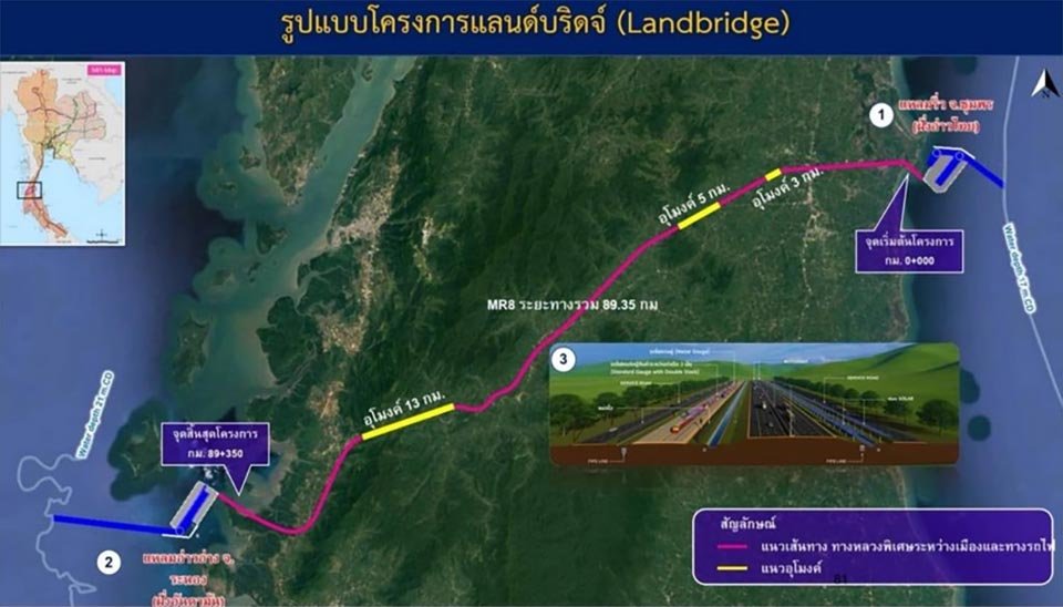 Thailands 1-Billion-Baht-Landbrücke: Neue Route gegen globale Krisen