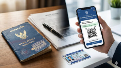 Arbeitserlaubnis Thailand 2026: Neue Karte und QR-Code