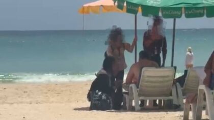 Razzia am Patong Beach: Illegale Strandverkäufer festgenommen