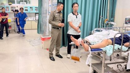 Waffen-Chinese in Pattaya nach Hungerstreik im Krankenhaus